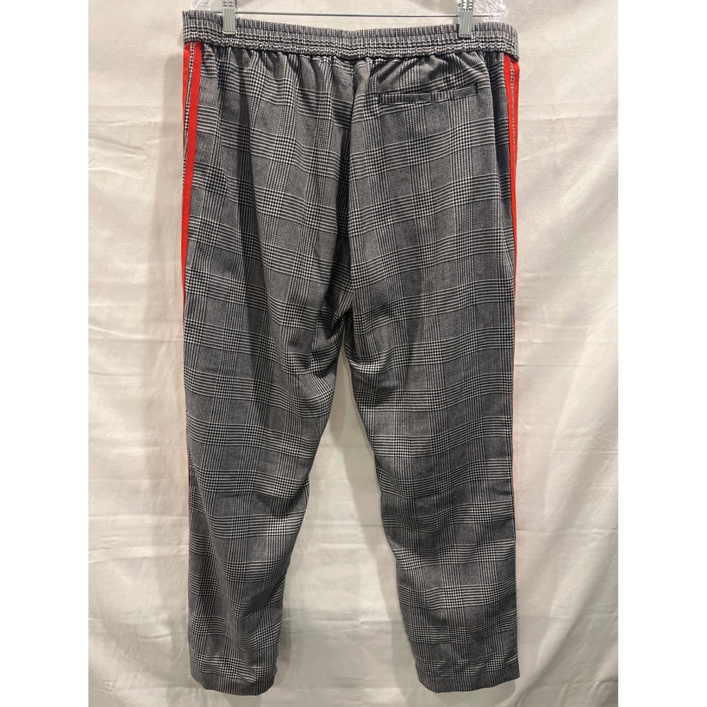 Adidas Originals x 424 Men Wool Track Pants Glen Plaid Black White Red FU4177 XL - Picture 3 of 10